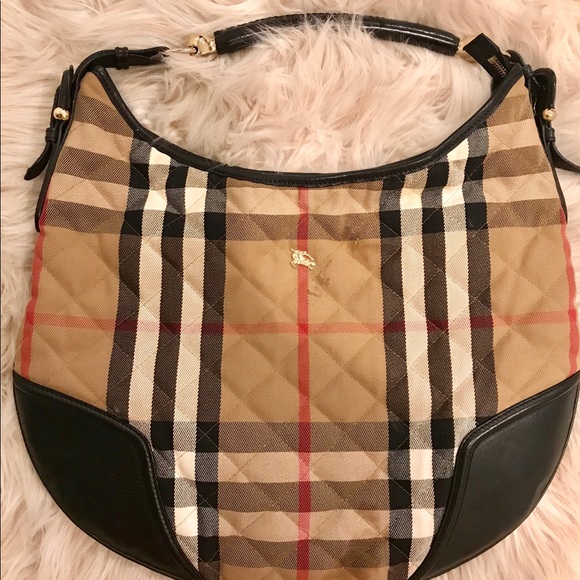 Authentic Burberry Hobo Bag - Picture 1 of 4